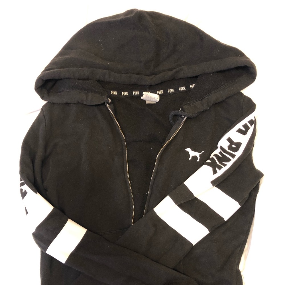 Pink zip up hoodie